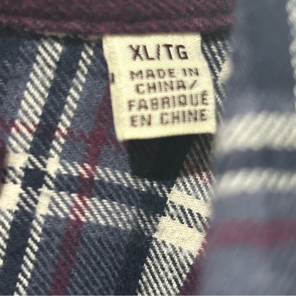 Original Weatherproof Vintage Women's Classic Plaid Button-Down‎ Shirt Size XL - Picture 6 of 6